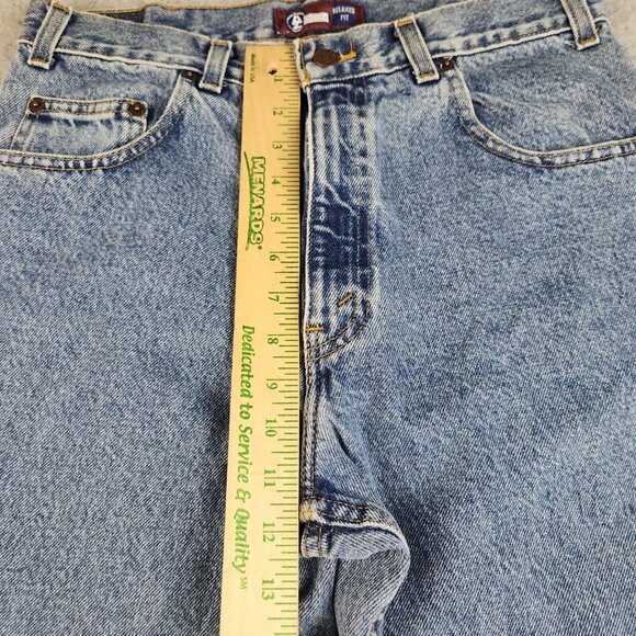 Y2K 90's Arizona Jeans Men's 33x31 Blue Relaxed Fit Straight Leg Stonewash Denim - Picture 4 of 13